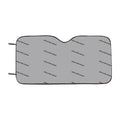 Balenciaga Grey Pattern Car Windshield Sunshade