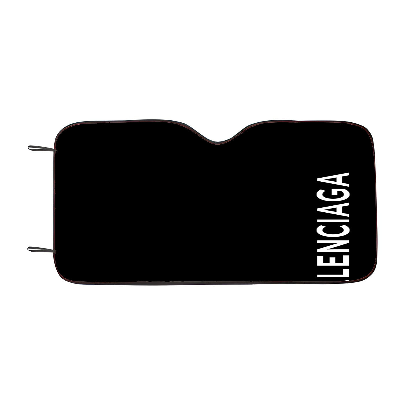 Balenciaga Logo Black Car Windshield Sunshade