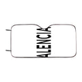 Balenciaga Logo White Car Windshield Sunshade