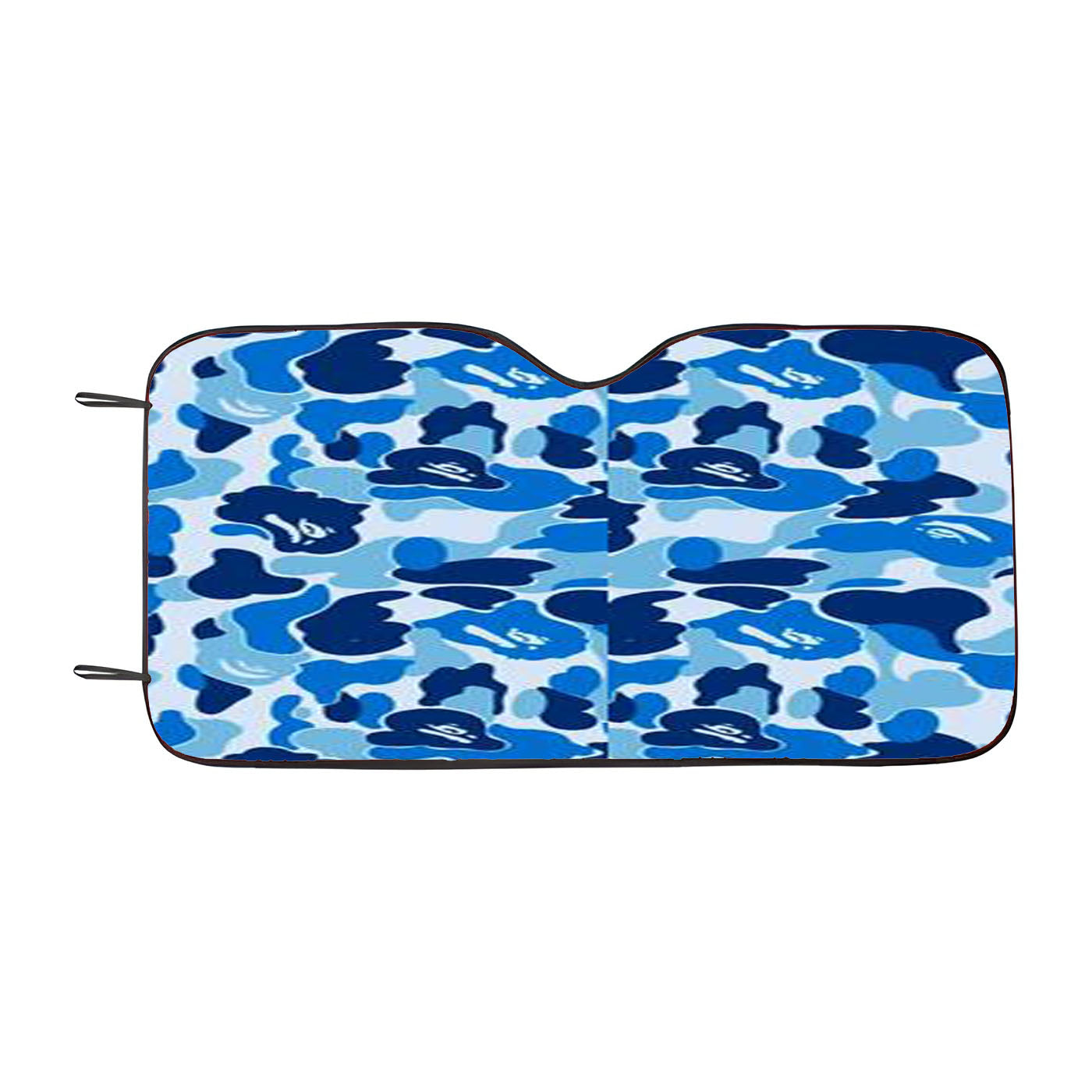 Bape Camo Blue Car Windshield Sunshade