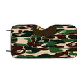 Bape Camo Green Car Windshield Sunshade