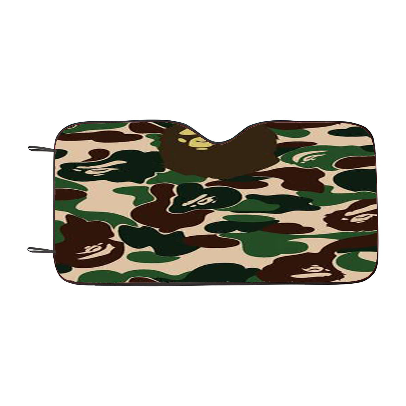 Bape Camo Green Car Windshield Sunshade
