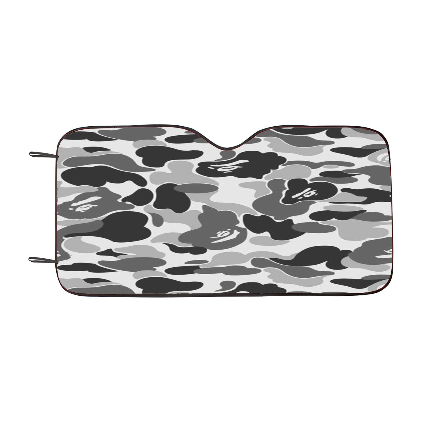 Bape Camo Grey Car Windshield Sunshade