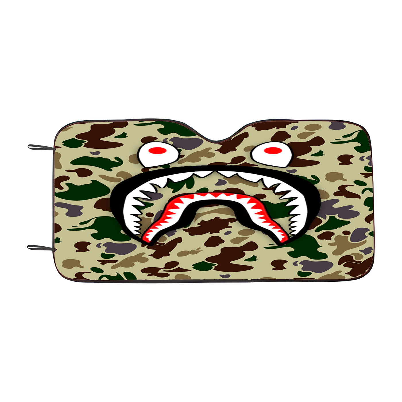 Bape Camo Shark Car Windshield Sunshade