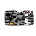 Bape Camo Shark Face Logo Grey 2 Car Windshield Sunshade