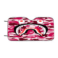 Bape Camo Shark Pink Car Windshield Sunshade