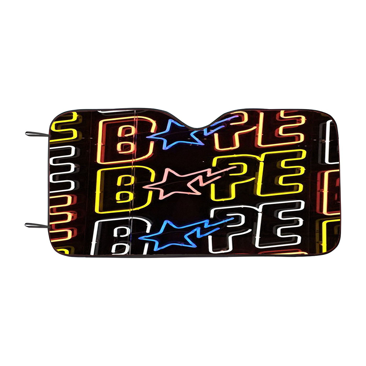 Bape Colorful Car Windshield Sunshade