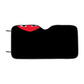 Bape Heart Black Car Windshield Sunshade
