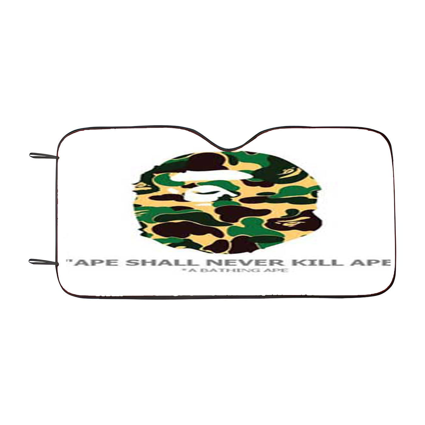 Bape Never Kill Car Windshield Sunshade