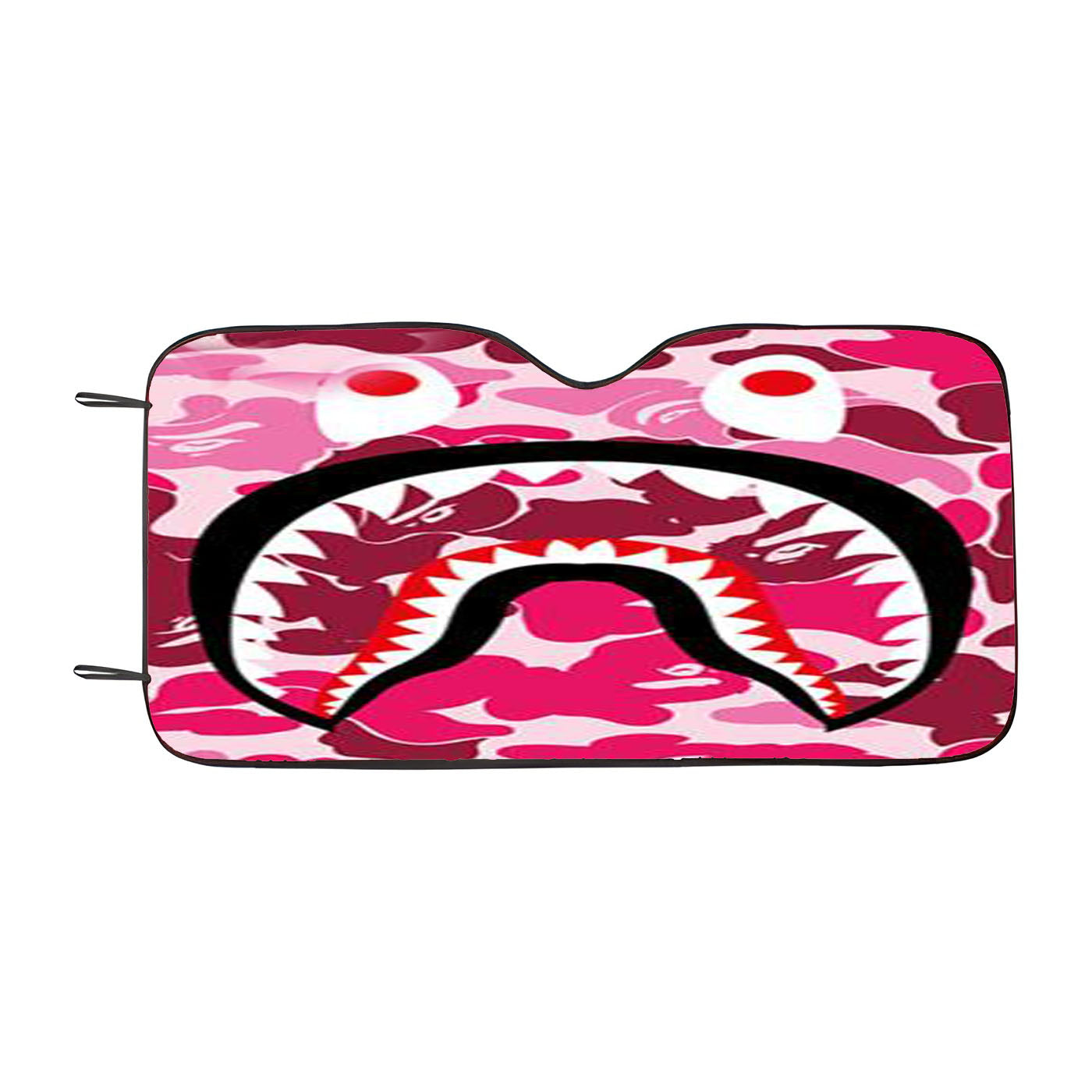 Bape Pink Car Windshield Sunshade