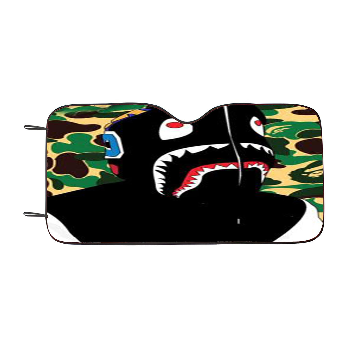 Bape Sharks Man Car Windshield Sunshade