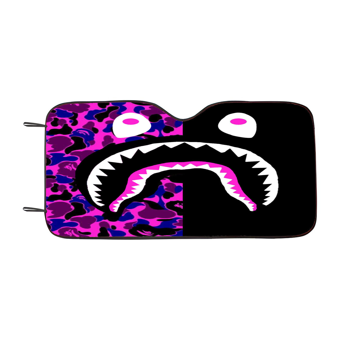 Bape Wallpaper Hoodie Purple Car Windshield Sunshade