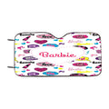 Barbie Doodle Pattern Car Windshield Sunshade