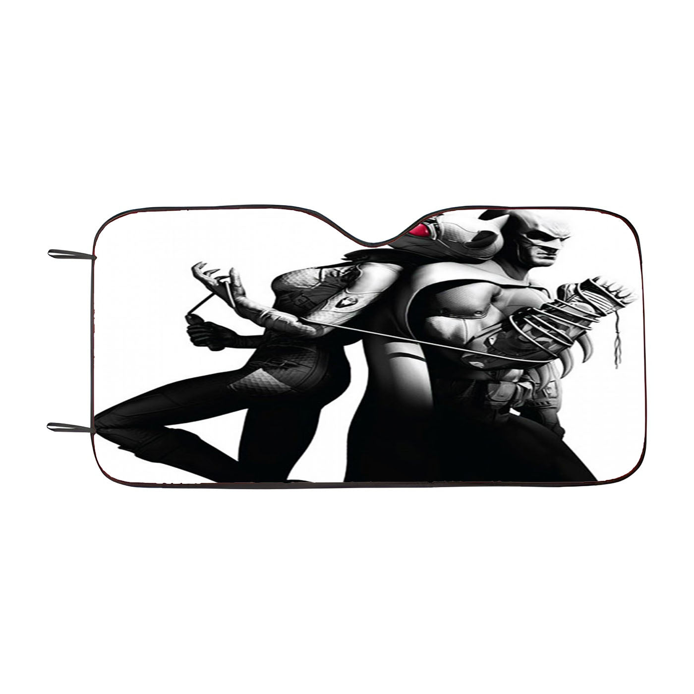 Batman And Catwoman Car Windshield Sunshade