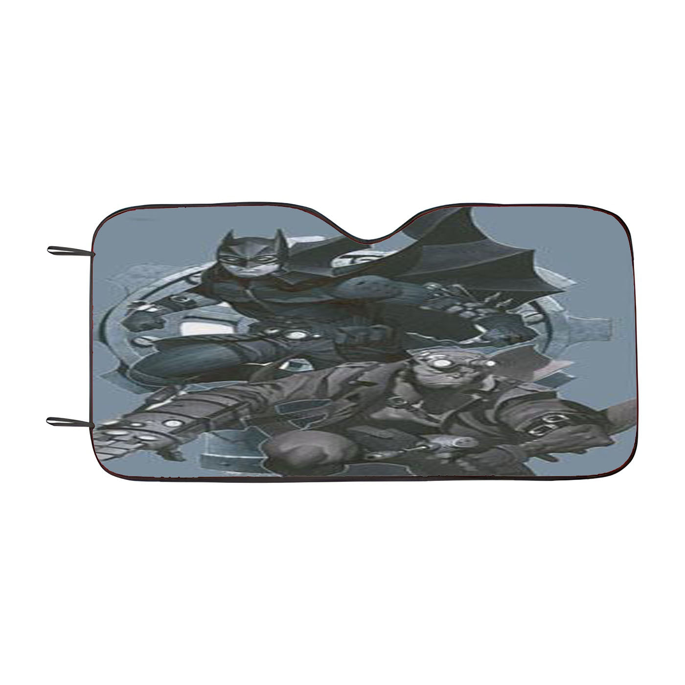 Batman And Helboy Car Windshield Sunshade