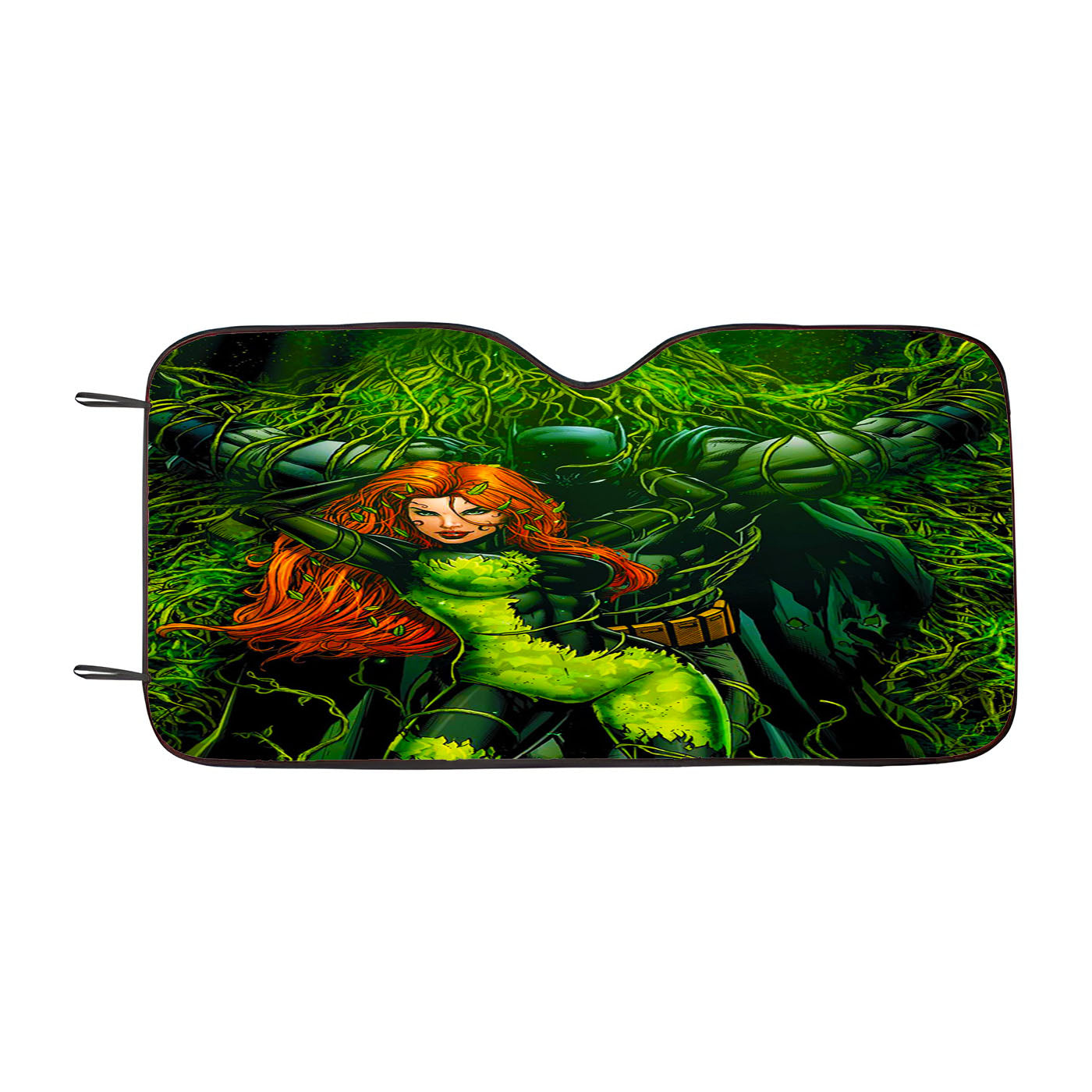 Batman And Poison Ivy Car Windshield Sunshade