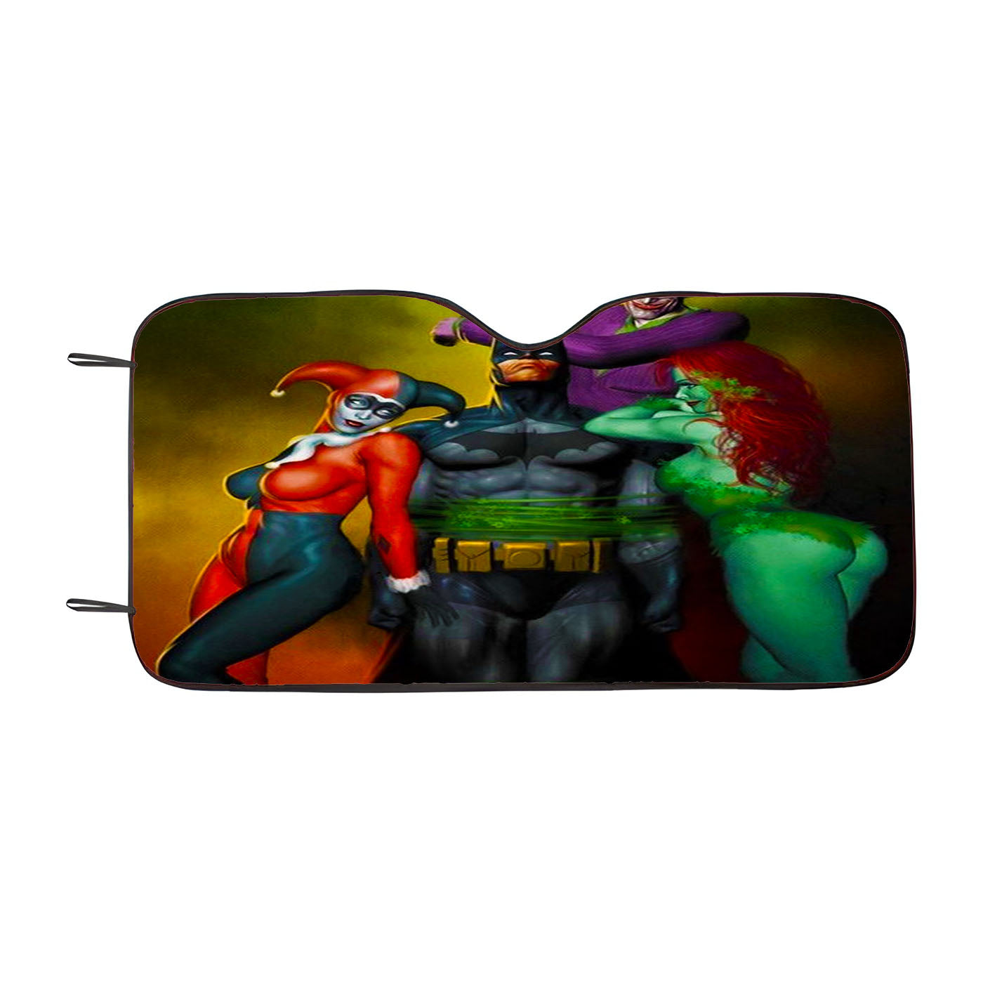 Batman And Sexy Villain Car Windshield Sunshade