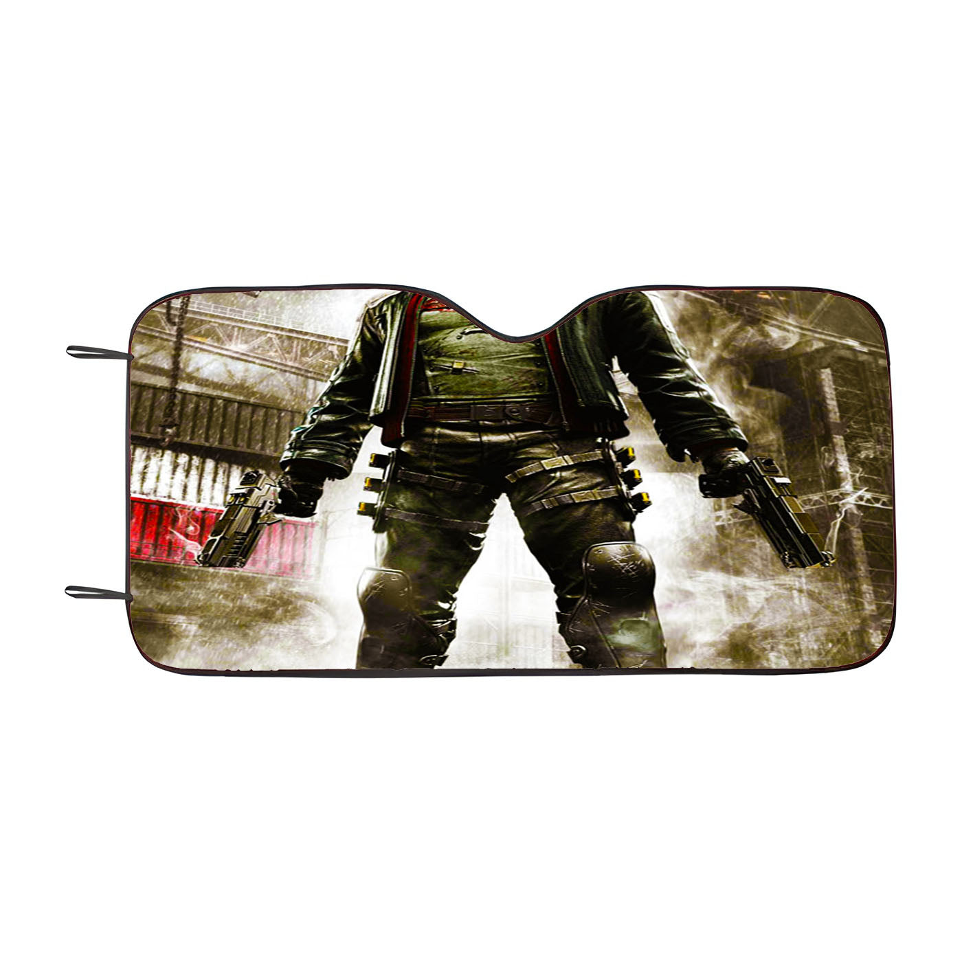Batman Arkham Knight Red Hood Car Windshield Sunshade