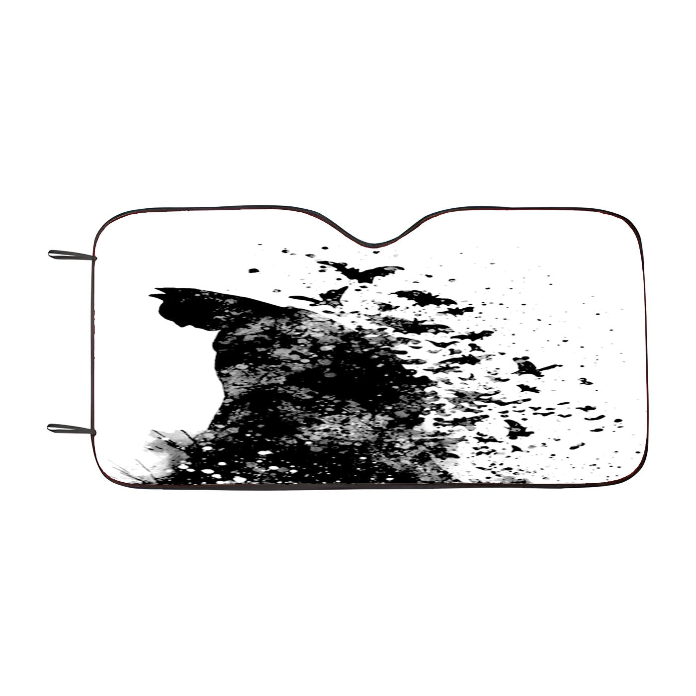 Batman Art Night Watercolor Car Windshield Sunshade