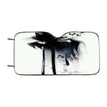 Batman Art White Ask Car Windshield Sunshade