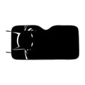 Batman Black And White Car Windshield Sunshade