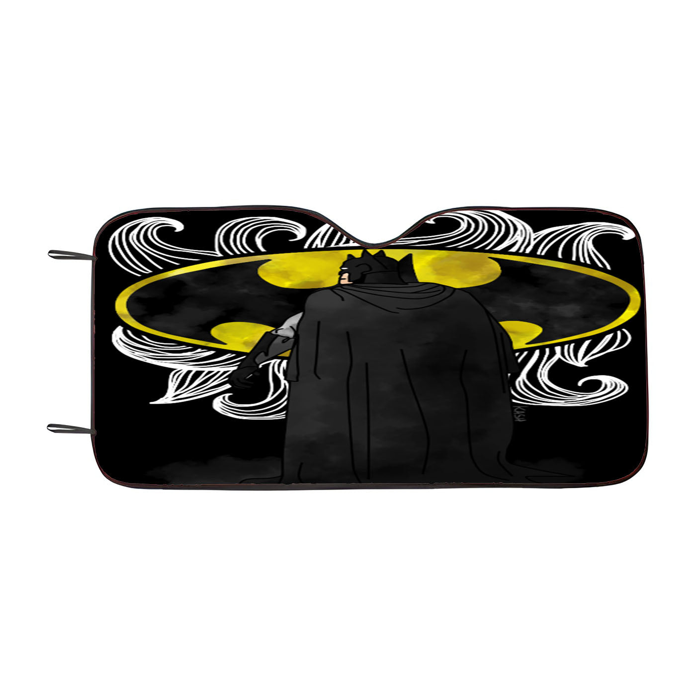 Batman Illustration 2 Car Windshield Sunshade
