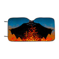Batman In Flame Car Windshield Sunshade