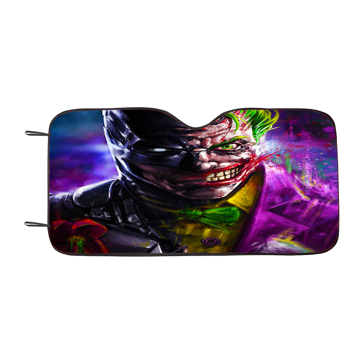 Batman Joker Half Face Car Windshield Sunshade