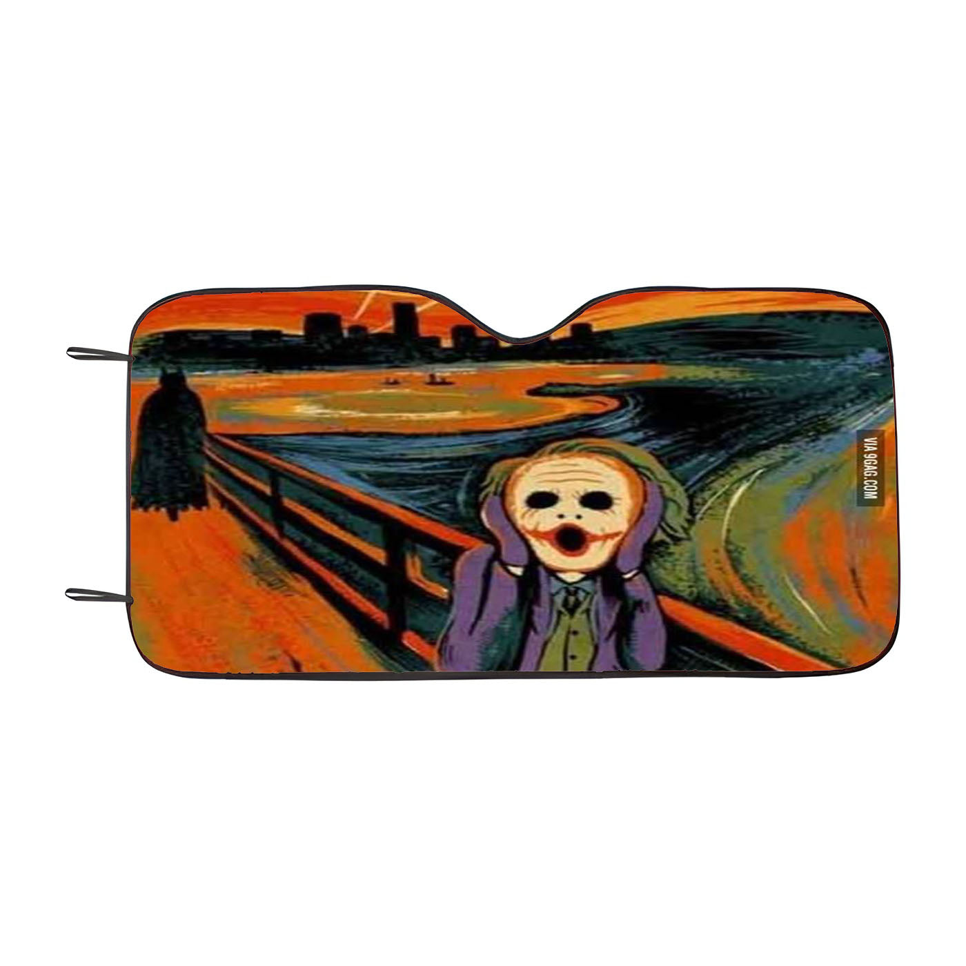 Batman Joker Starry Night Van Gogh Car Windshield Sunshade
