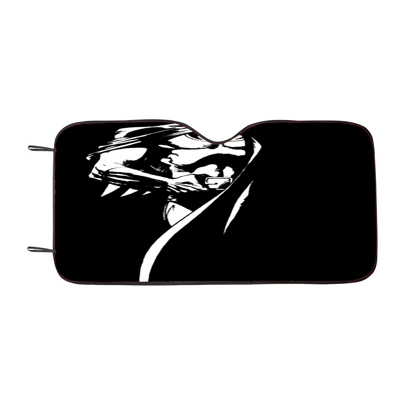Batman Line Art Black Car Windshield Sunshade