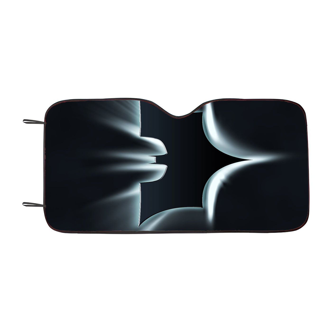 Batman Logo Black 2 Car Windshield Sunshade