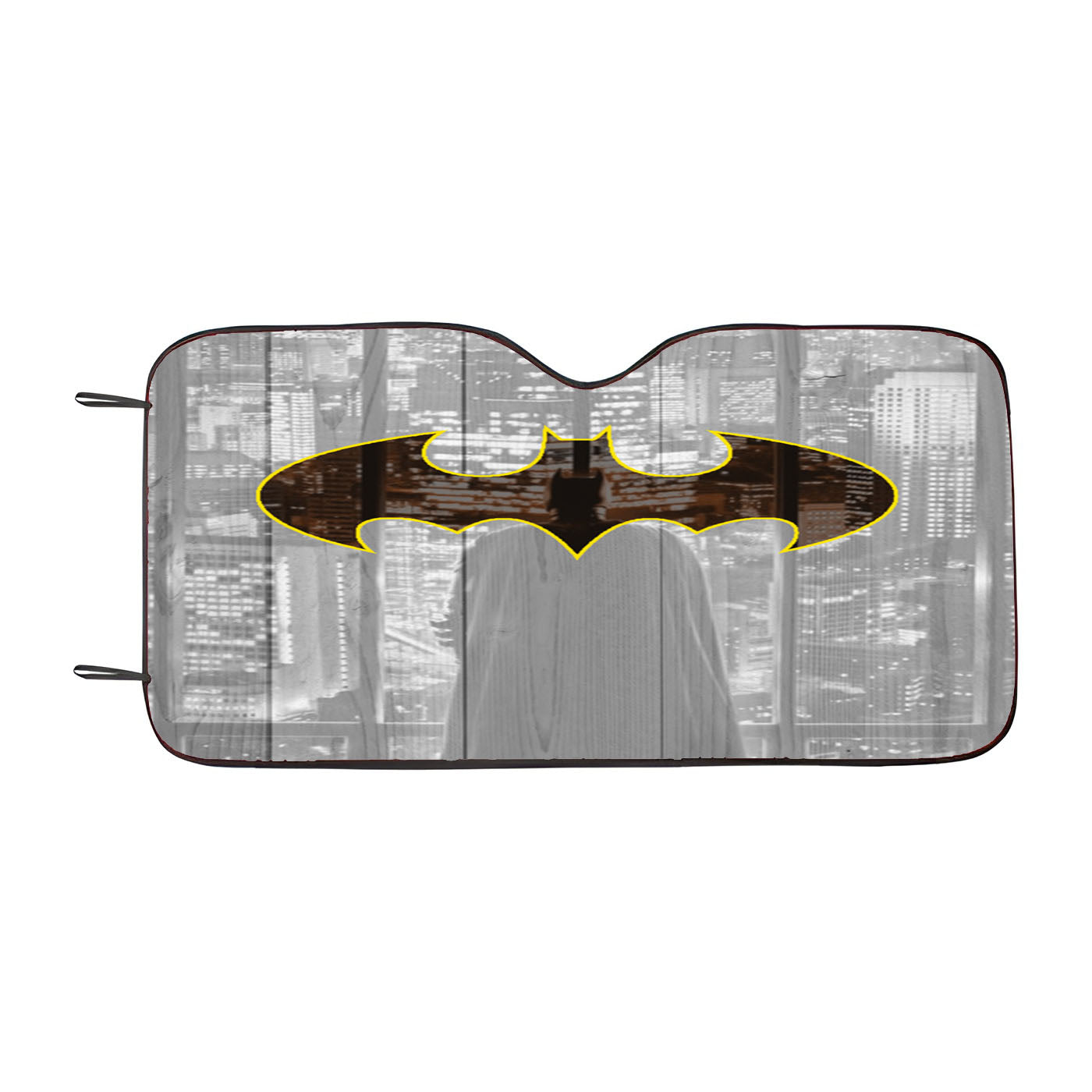 Batman Logo Wood Wallpaper Car Windshield Sunshade