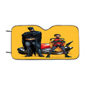 Batman Robin Cars Yellow Car Windshield Sunshade