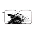 Batman The Dark Of Night Hero Stencil Car Windshield Sunshade