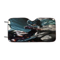 Batman Vs Joker Watercolor Car Windshield Sunshade