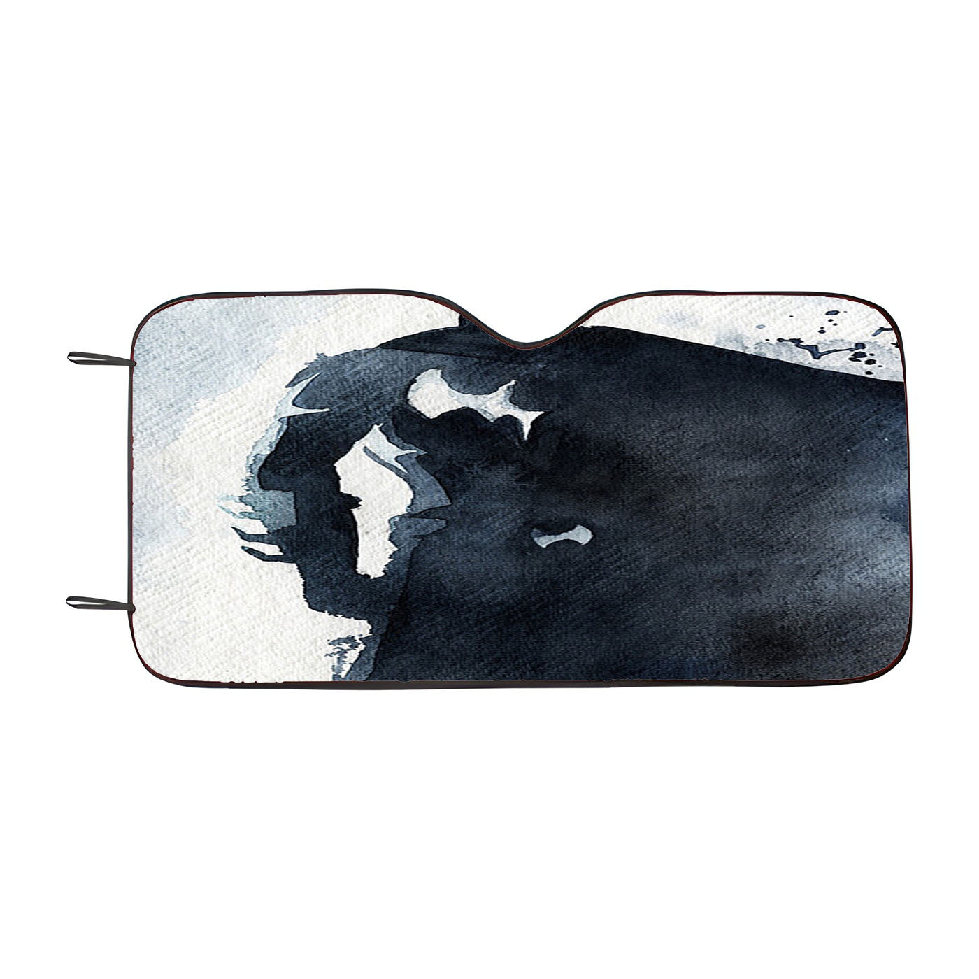 Batman Watercolor Paint Car Windshield Sunshade