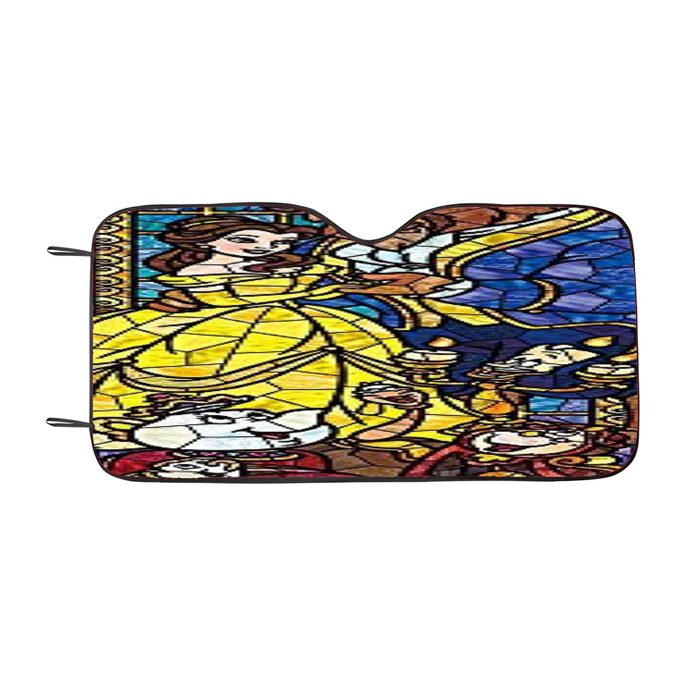 Beauty And The Beast Glass Car Windshield Sunshade