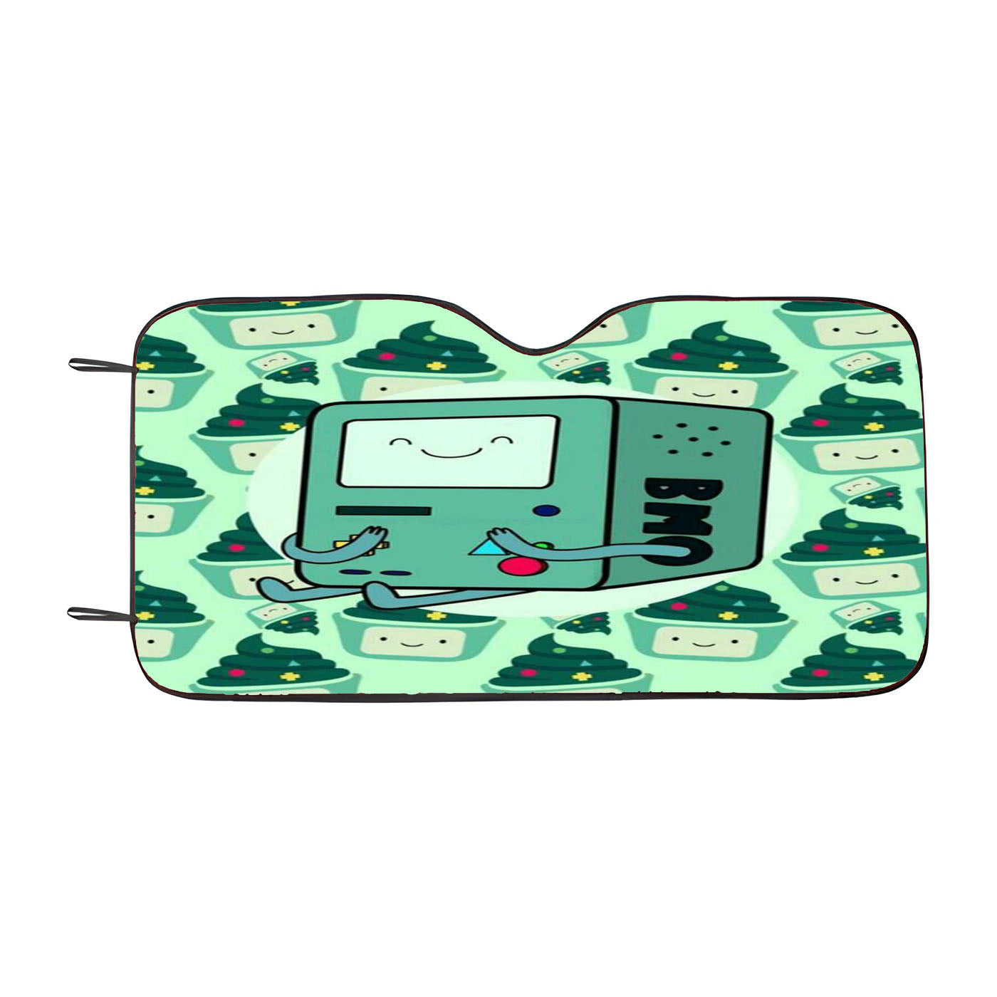 Beemo Adventure Time Pattern Car Windshield Sunshade