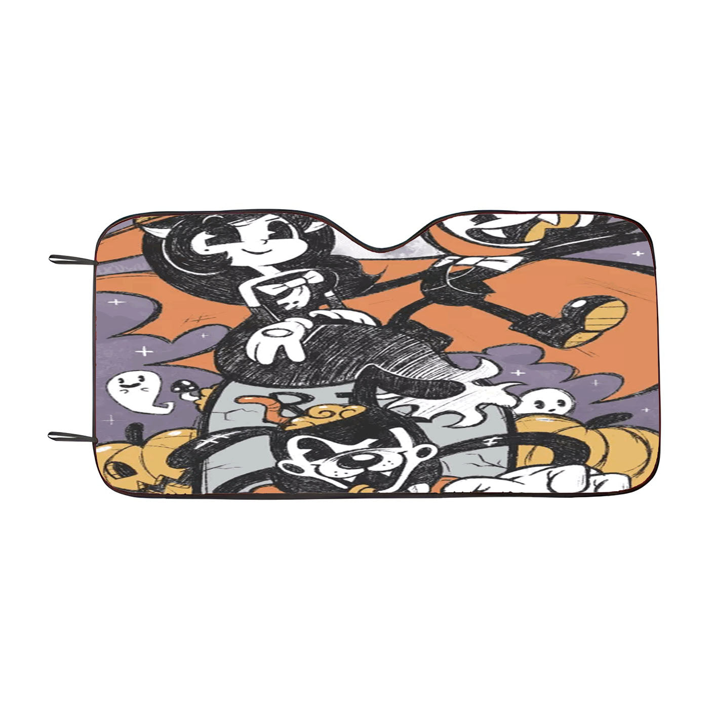 Bendy And The Ink Machine Halloween Car Windshield Sunshade