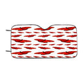 Best Red Butterfly Pattern Car Windshield Sunshade