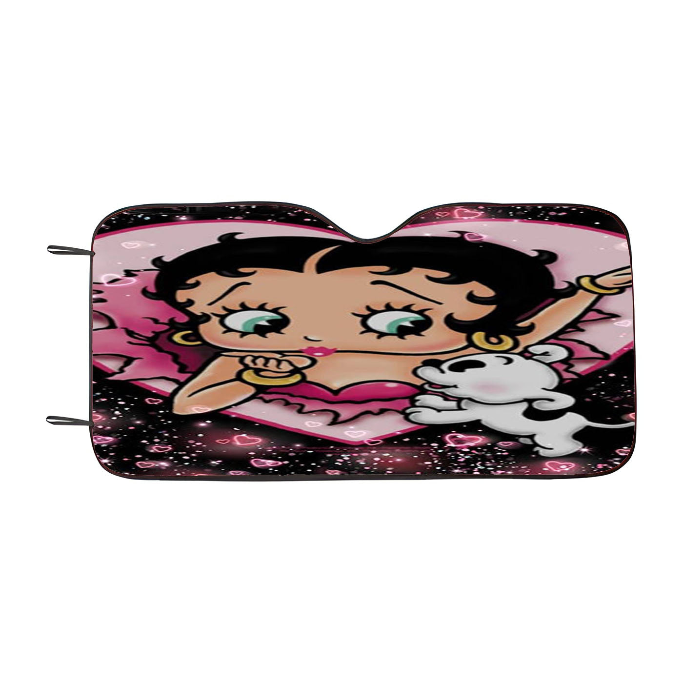 Betty Boop Cut Love Car Windshield Sunshade