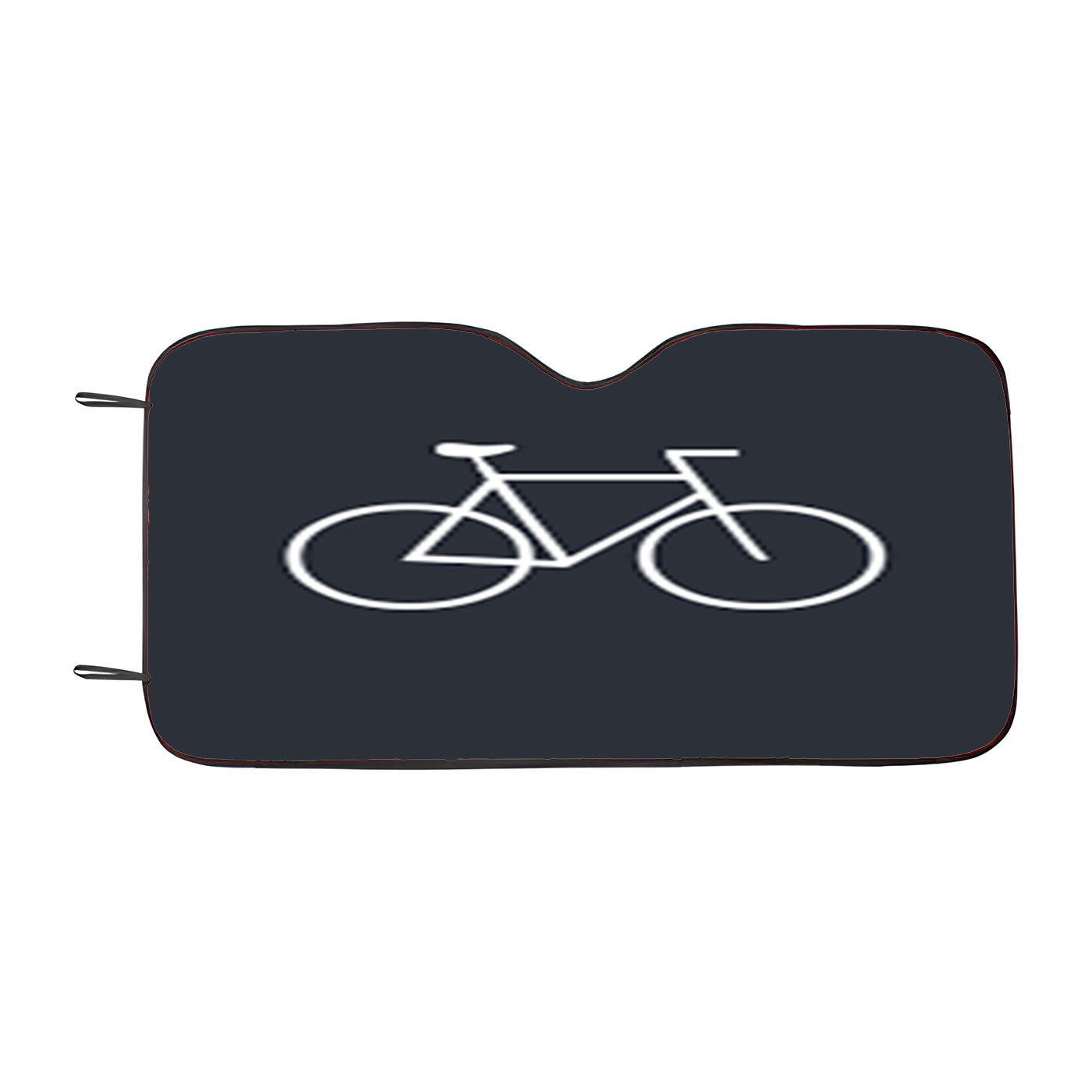 Bicycle Minimalistic Car Windshield Sunshade