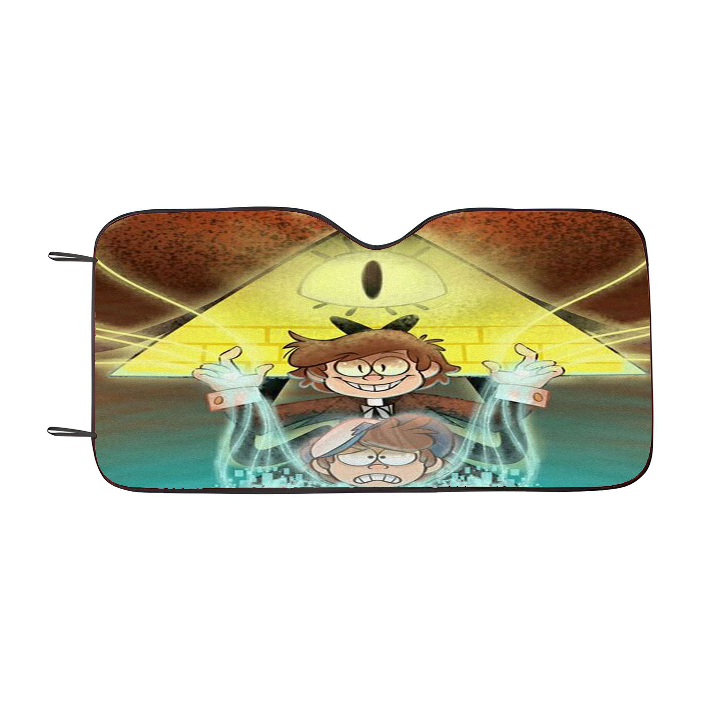 Bipper Gravity Falls Art Car Windshield Sunshade