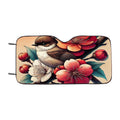 Bird Floral Car Windshield Sunshade