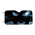 Black Animated Spider Man Cartoon Face Car Windshield Sunshade