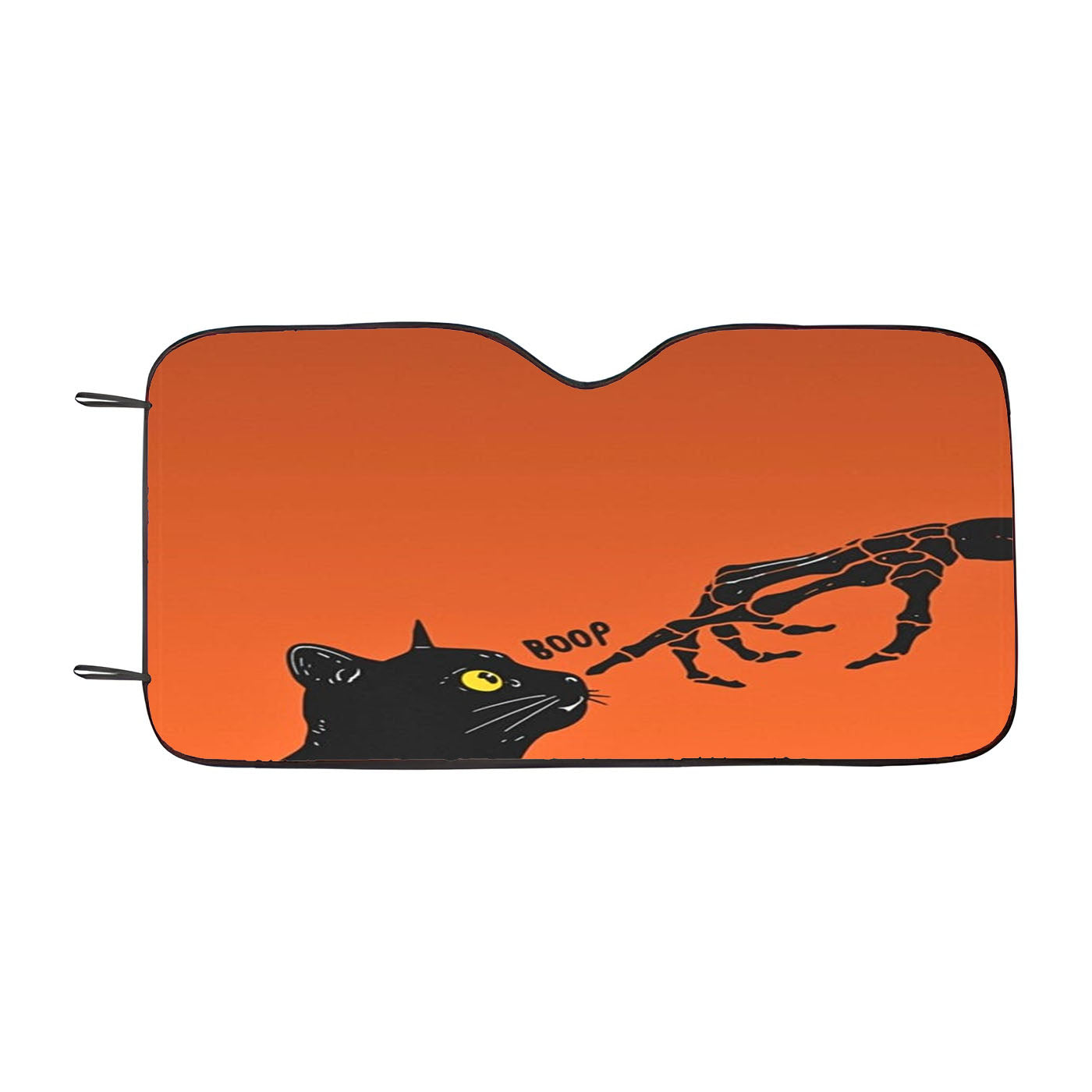 Black Cat Car Windshield Sunshade