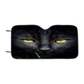 Black Cat Face Car Windshield Sunshade