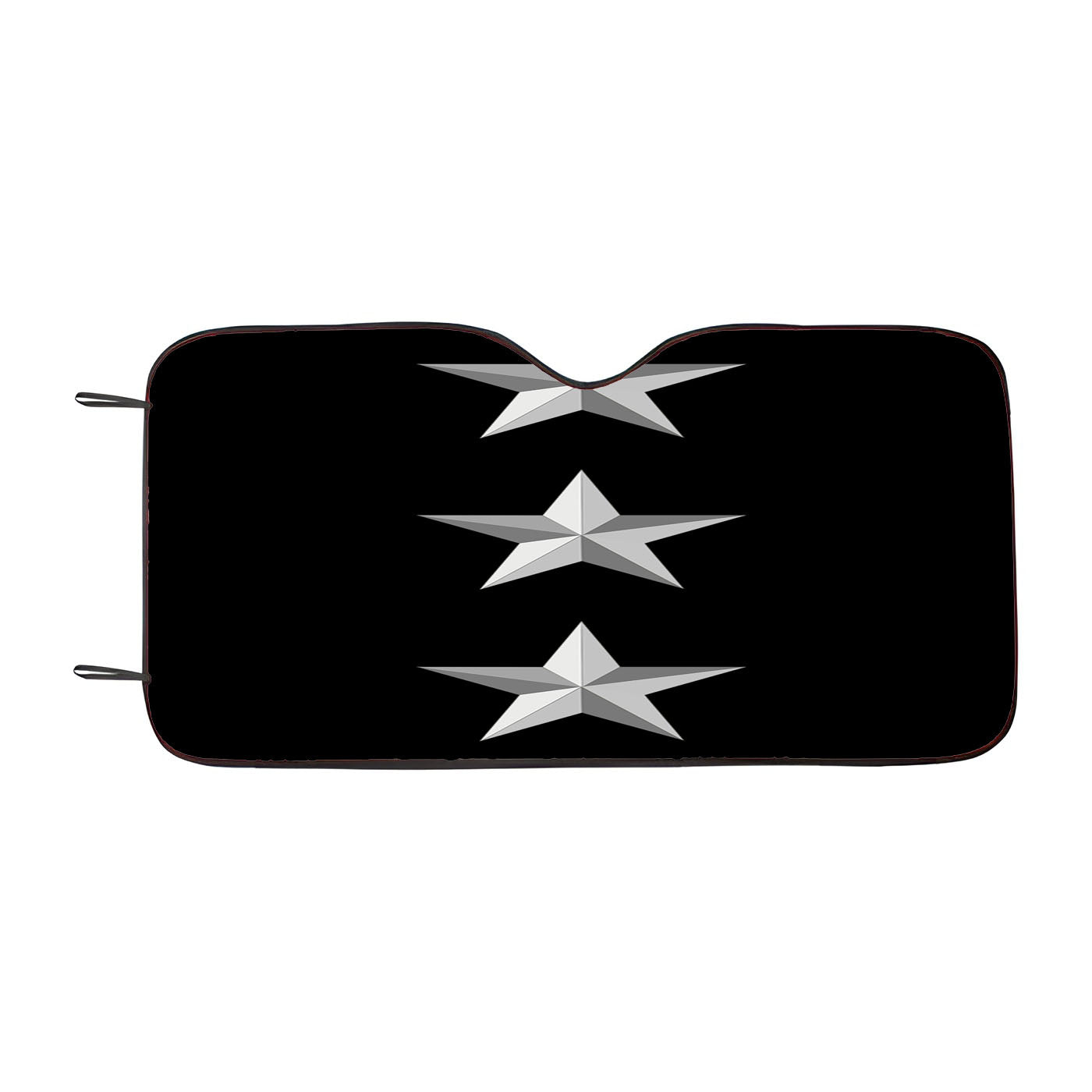 Black Givenchy Paris Star Car Windshield Sunshade