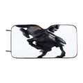 Black Kaws Wallpaper Car Windshield Sunshade