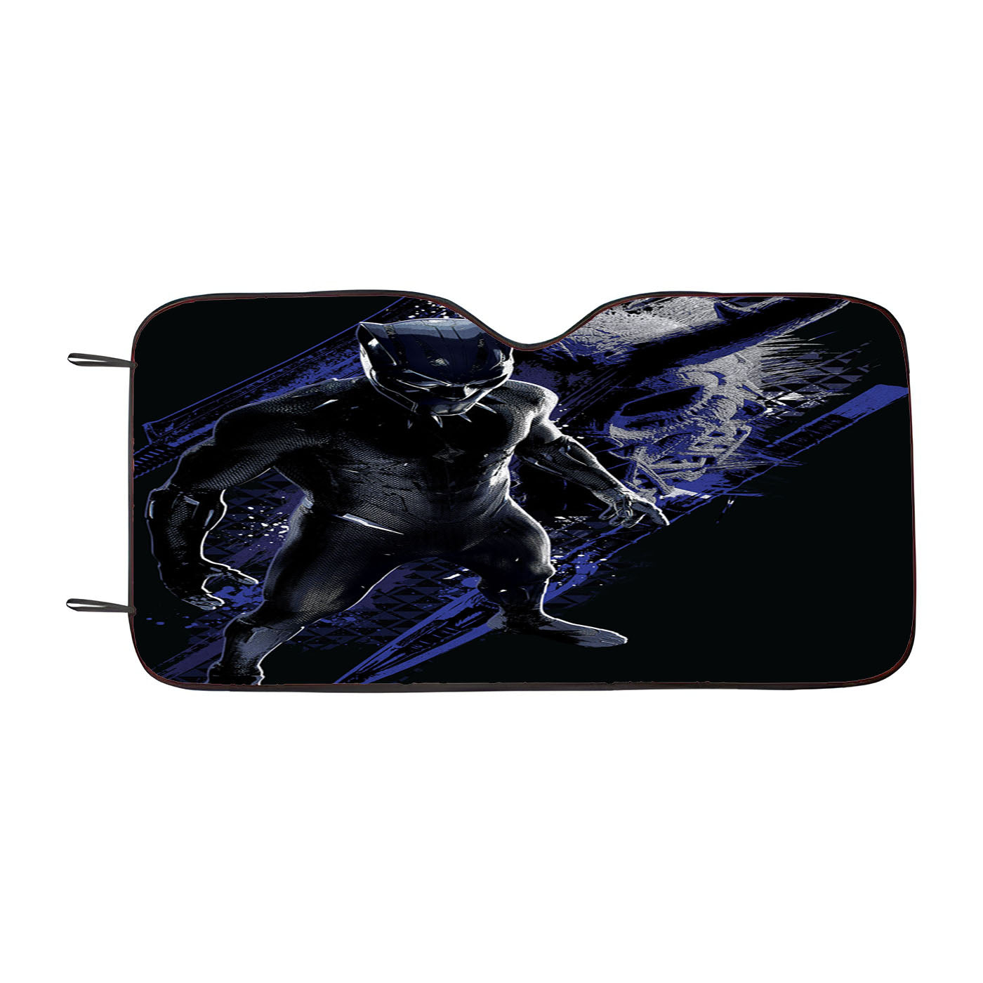 Black Panther Background 3 Car Windshield Sunshade